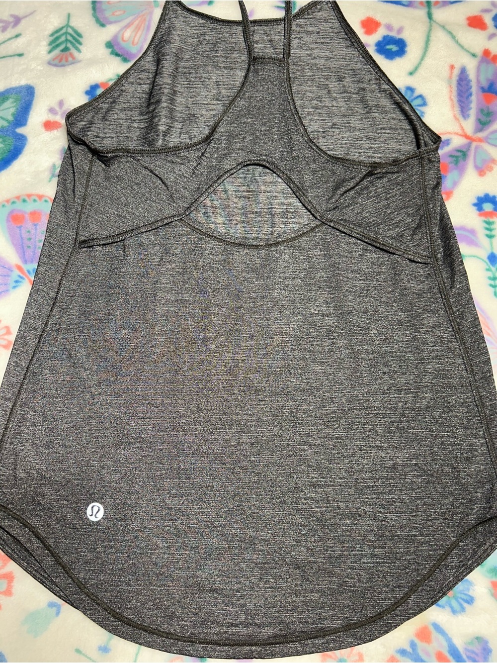 lululemon athletica Charcoal Gray High-Neck Tank - Picture 2 of 5